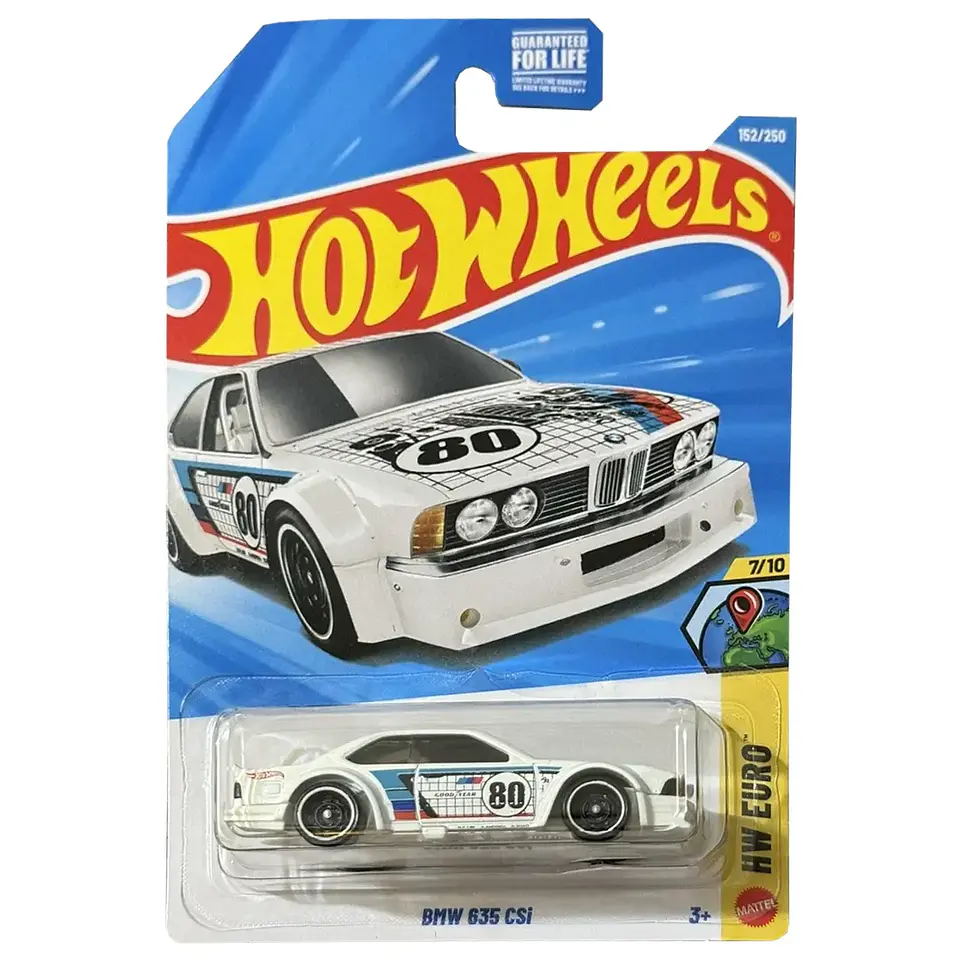 Hot Wheels - BMW 635 CSi - Euro 7/10 - Blanco Escala 1:64 1