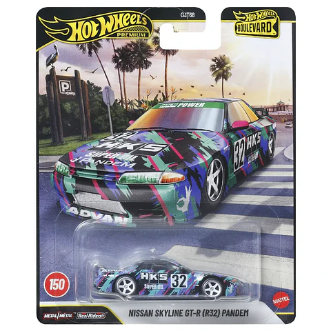 Nissan Skyline GT-R (R32) Pandem - Boulevard 150 - Hot Wheels Premium