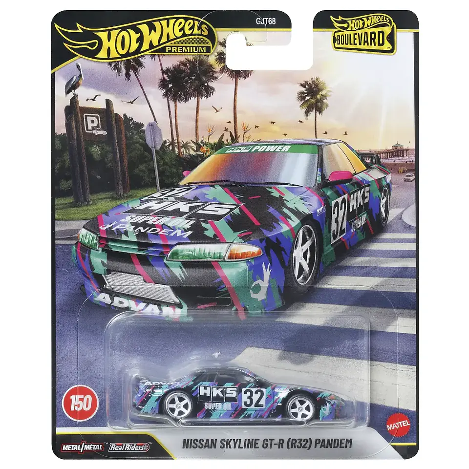 Nissan Skyline GT-R (R32) Pandem - Boulevard 150 - Hot Wheels Premium 1