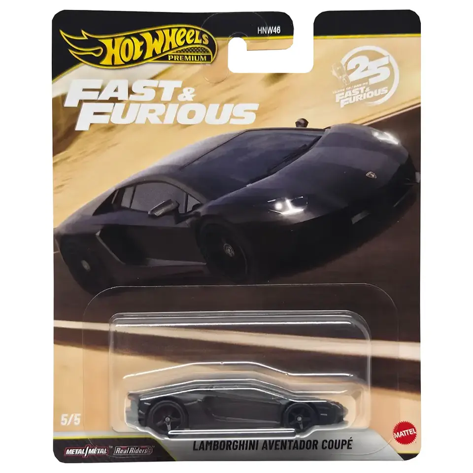 Lamborghini Aventador Coupe - 25 Fast y Furious 5/5 - Hot Wheels Premium 1