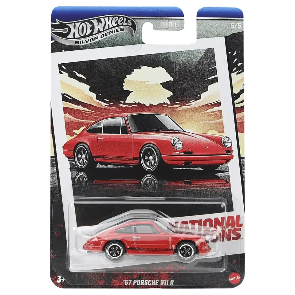 Hot Wheels Silver - 67 Porsche 911 R - National Icons 5/5 1
