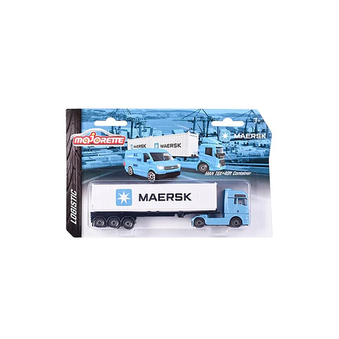Marjorette - Camión Man TGX + Contenedor de 40 pies - Escala 1:87 Coleccionable