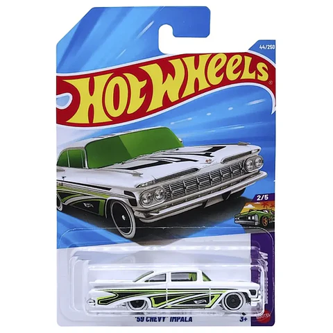 Hot Wheels - 59 Chevy Impala - Layin Low 2/5 - Escala 1:64 Coleccionable