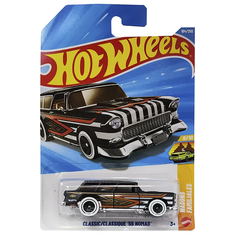Hot Wheels - Classic/Classique '55 Nomad - Wagons Familiales 6/10 - Escala 1:64 Coleccionable