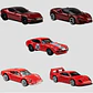 Hot Wheels - Pack 5 Autos Ferrari - Escala 1:64 Coleccionable - Miniatura 4