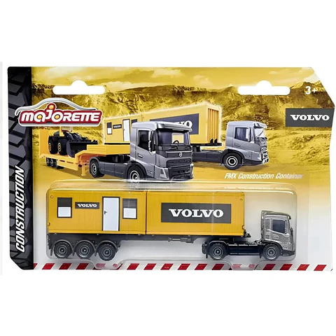 Marjorette - Tracto Camión Volvo + 2 Contenedor de 20 pies - Escala 1:87 Coleccionable