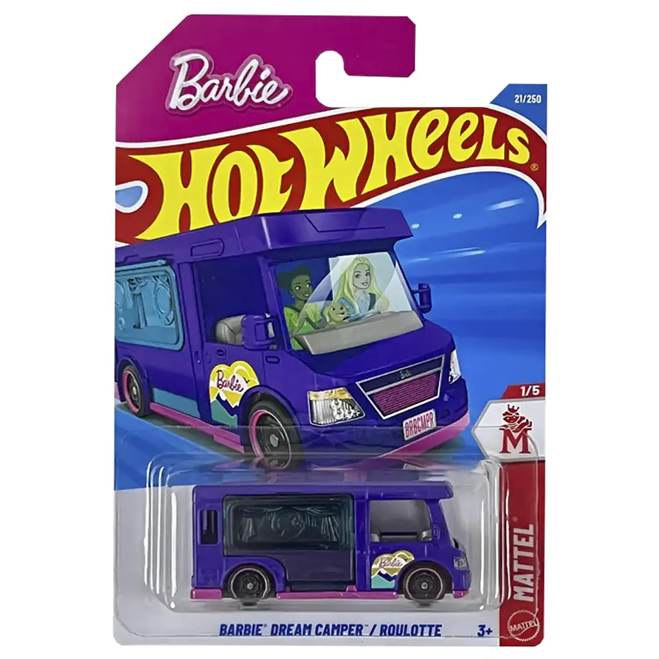 Hot Wheels - Barbie Dream Camper / Roulotte - Mattel 1/5 - Escala 1:64 Coleccionable 1