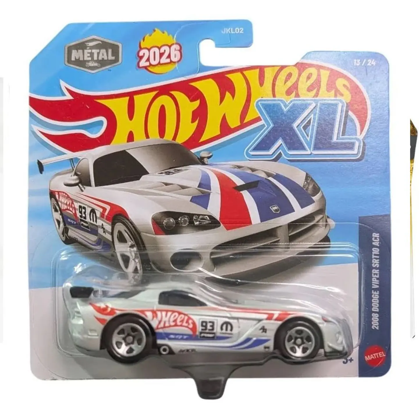 Hot Wheels XL - 2008 Dodge Viper SRT10 ACR - Escala 1:43  1