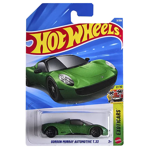 Hot Wheels - Gordon Murray Automotive T.33 - Exoticars 2/10 - Escala 1:64