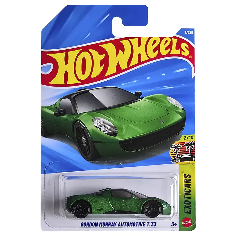 Hot Wheels - Gordon Murray Automotive T.33 - Exoticars 2/10 - Escala 1:64 1