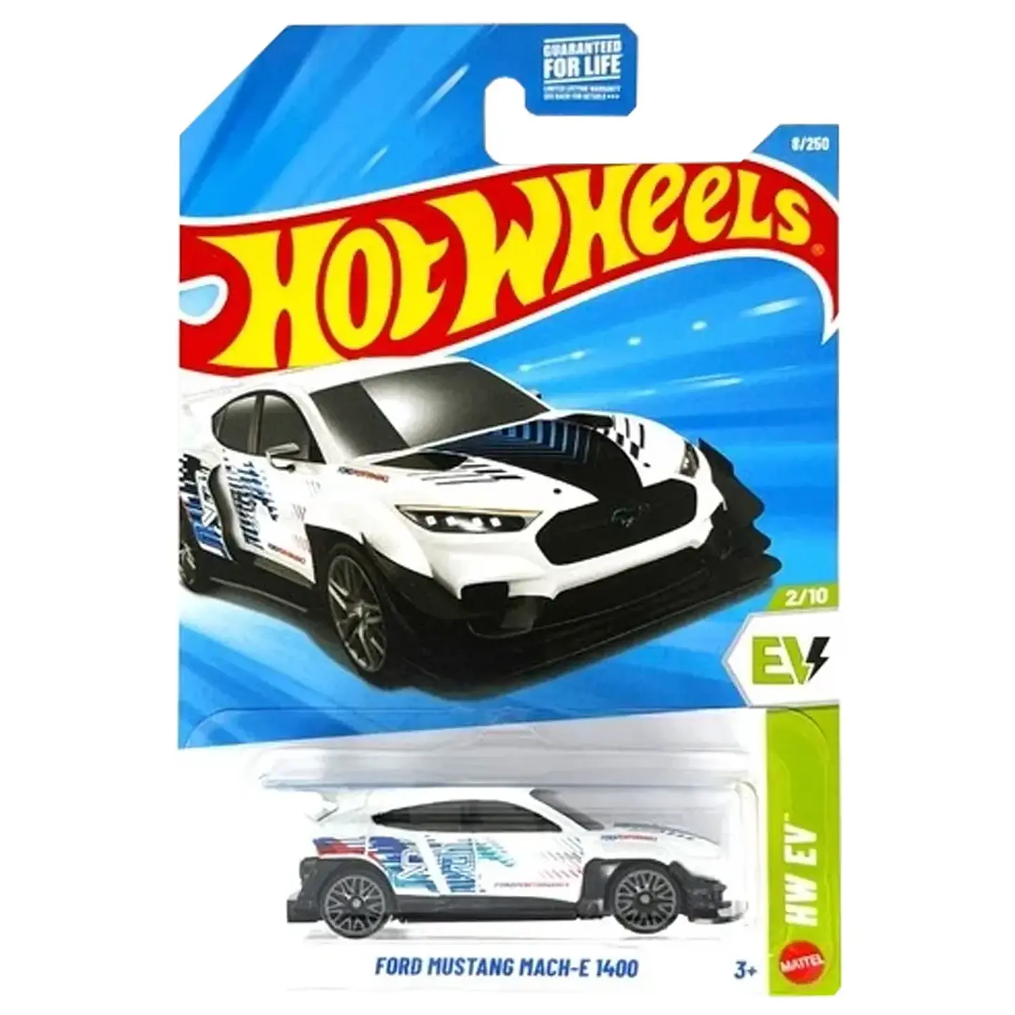 Hot Wheels - Ford Mustang Mach E 1400 - HW EV 2/10 - Escala 1:64 - Blanco 1