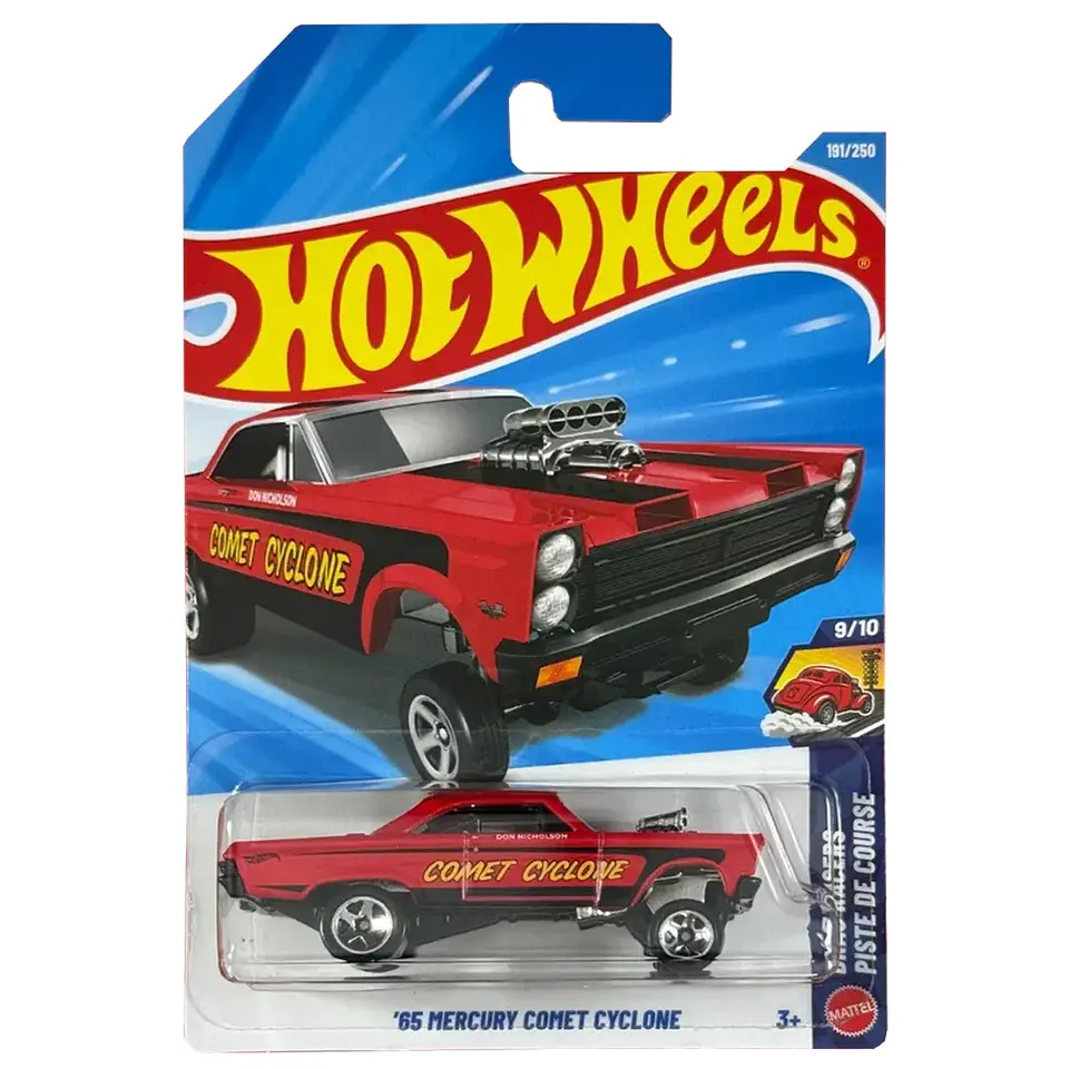 Hot Wheels - 65 Mercury Comet Cyclone - Drag Racers Piste de Course 9/10 - Escala 1:64 1