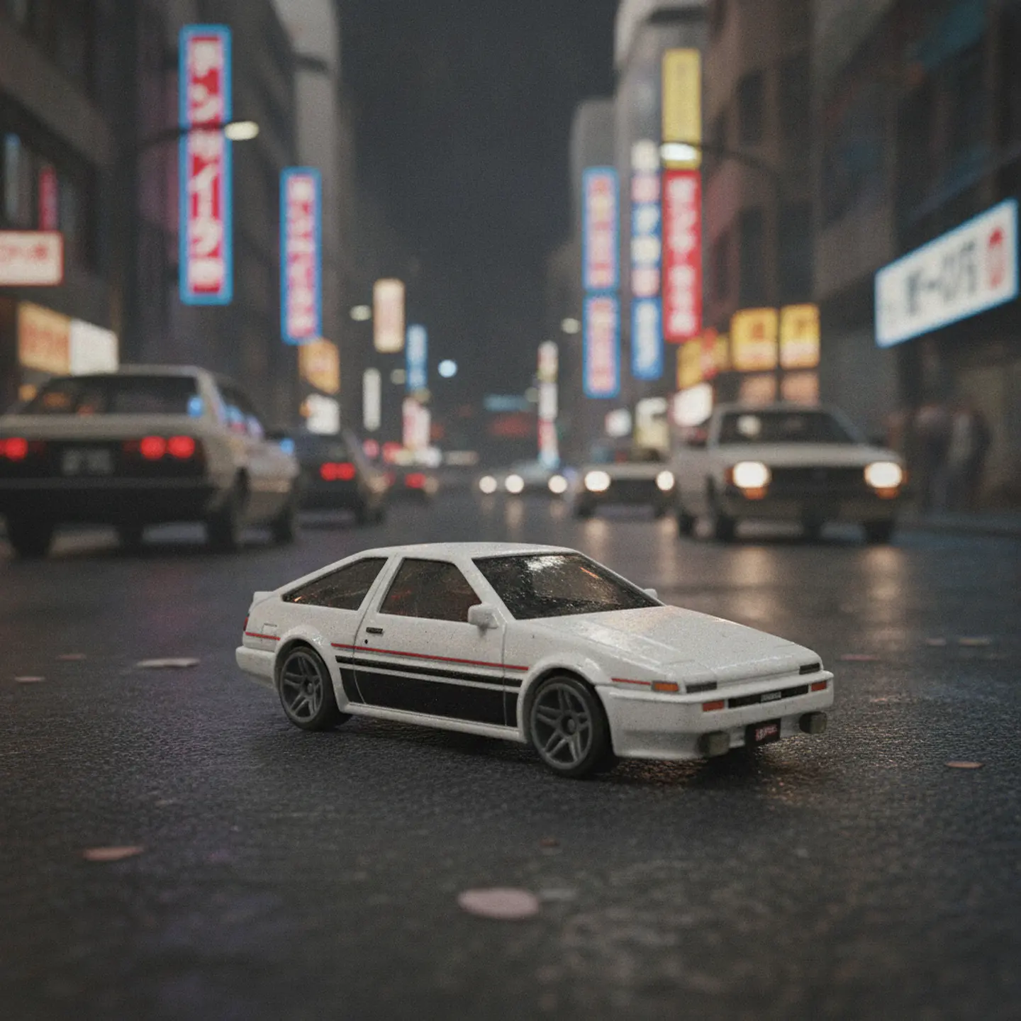 Hot Wheels XL - 1987 Toyota AE86 Sprinter Trueno - Escala 1:43 Metal 2