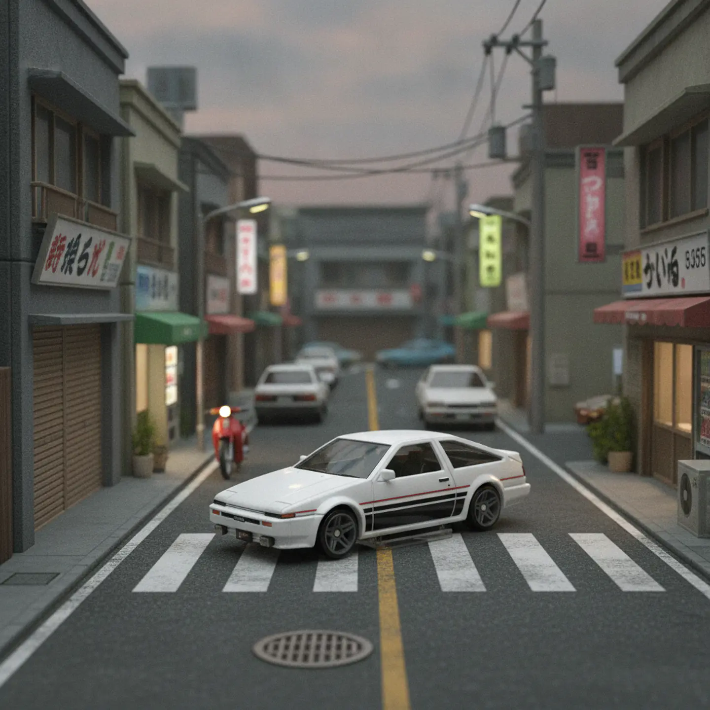 Hot Wheels XL - 1987 Toyota AE86 Sprinter Trueno - Escala 1:43 Metal 3