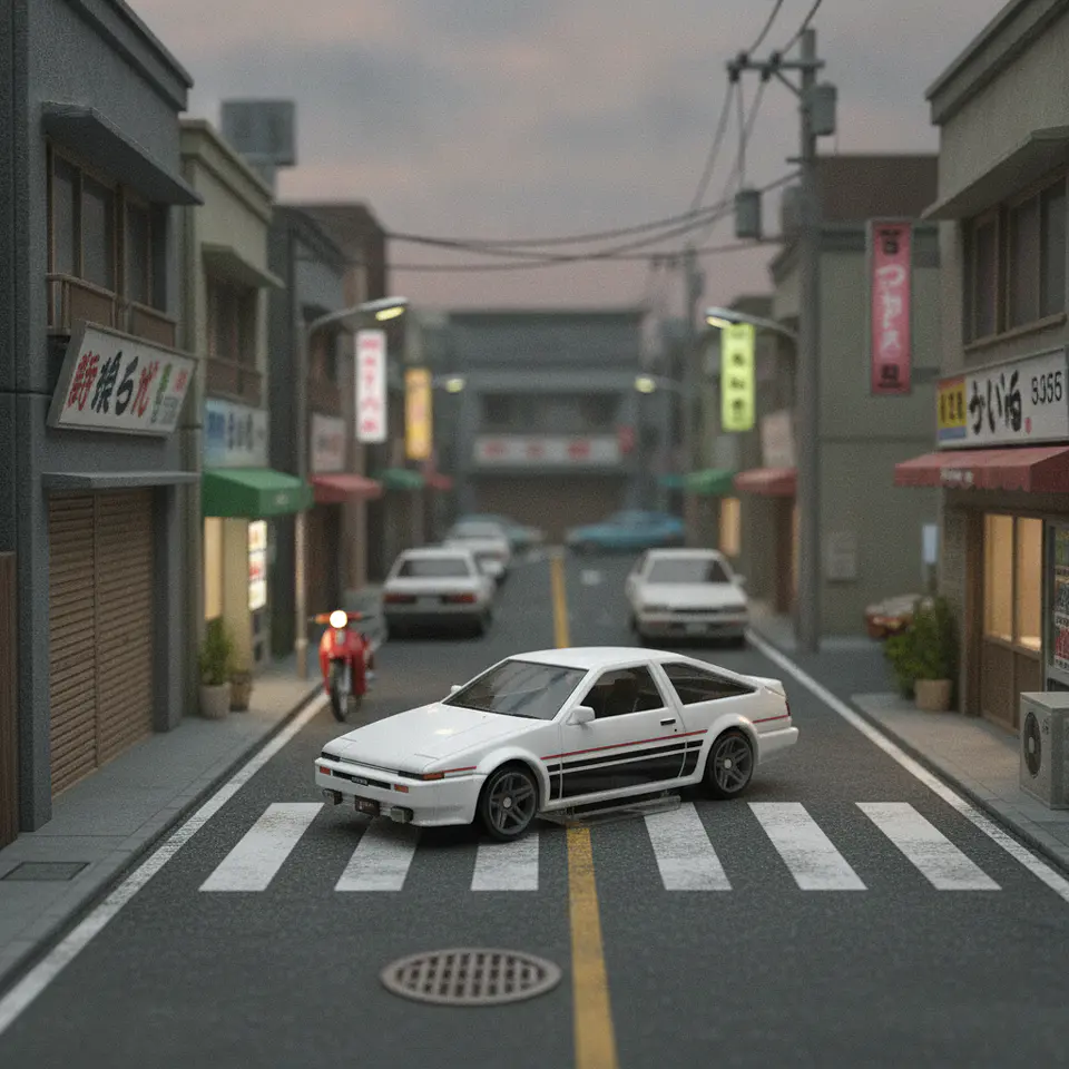 Hot Wheels XL - 1987 Toyota AE86 Sprinter Trueno - Escala 1:43 Metal 3