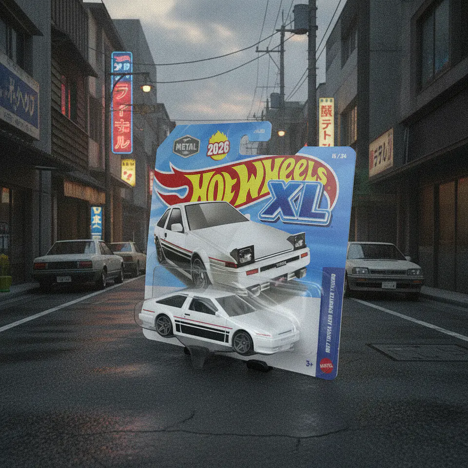 Hot Wheels XL - 1987 Toyota AE86 Sprinter Trueno - Escala 1:43 Metal 4