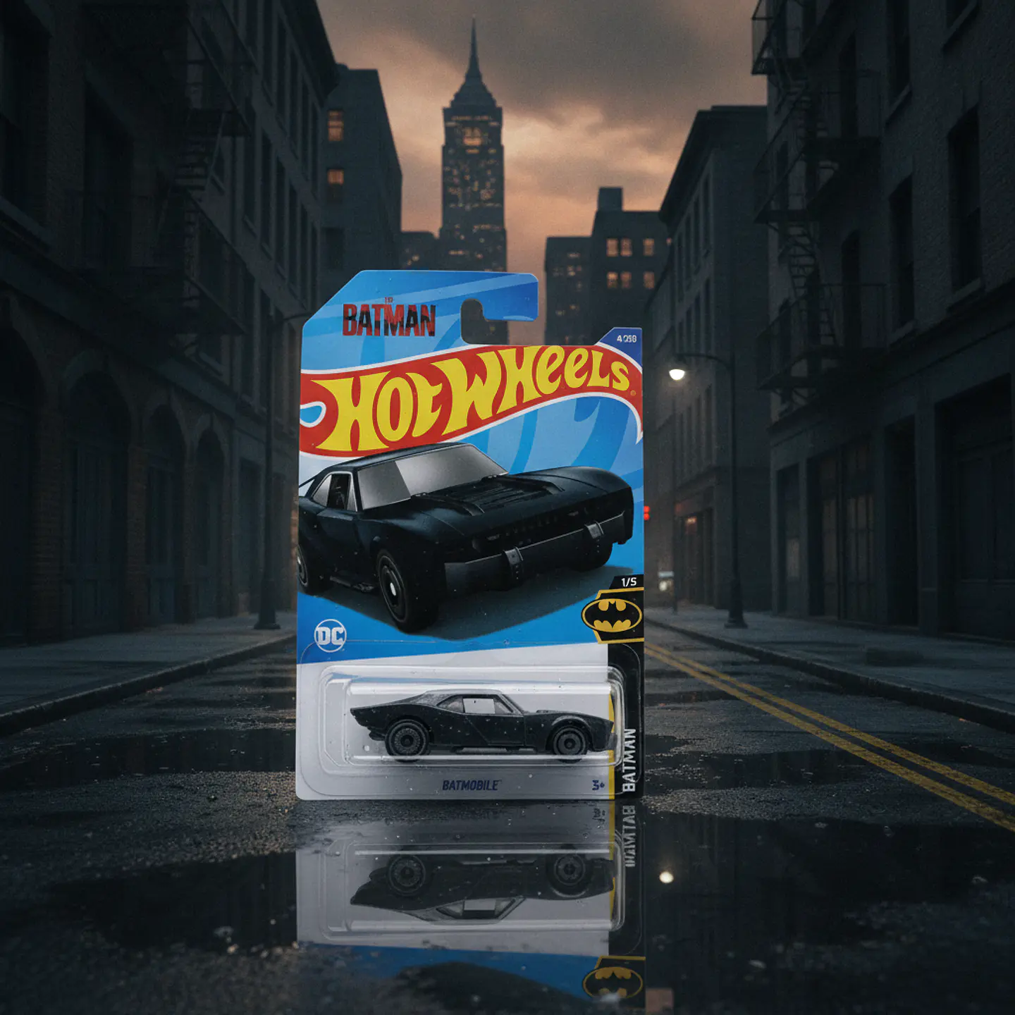Hot Wheels - Batmobile - Batman 1/5 - Escala 1:64 Juguete de Colección año 2026 3