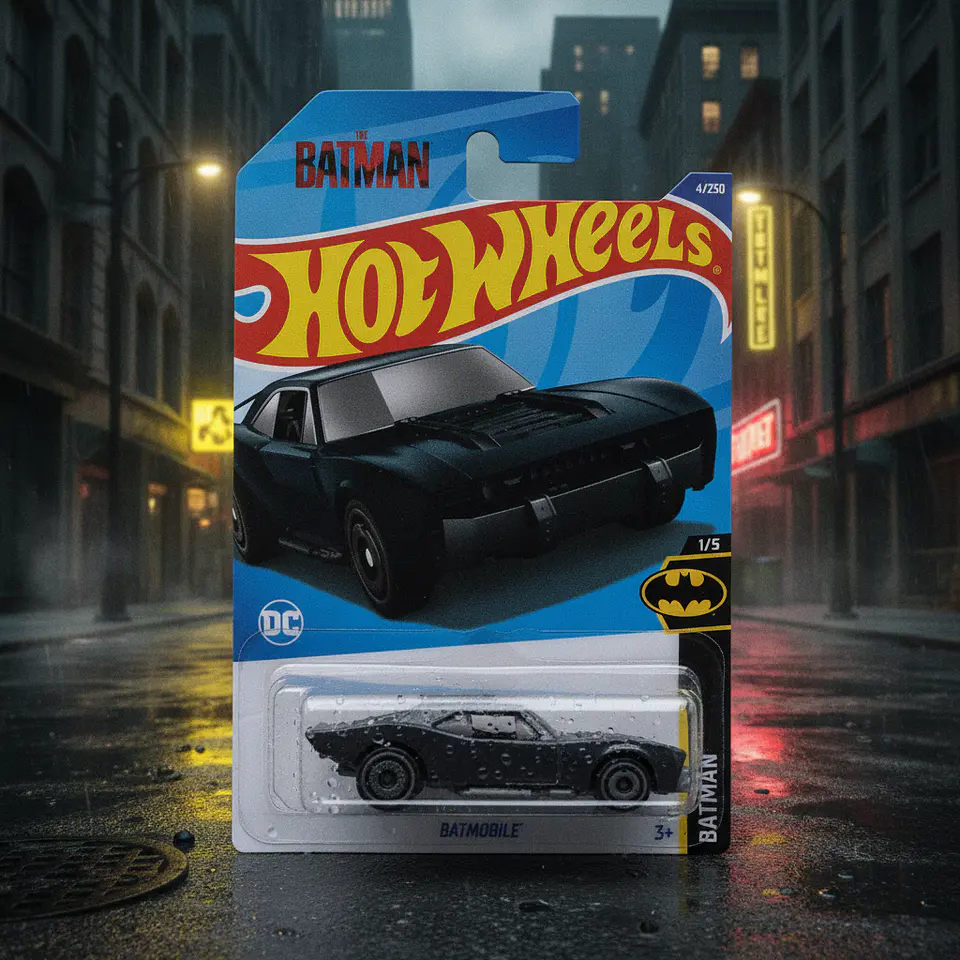 Hot Wheels - Batmobile - Batman 1/5 - Escala 1:64 Juguete de Colección año 2026 4