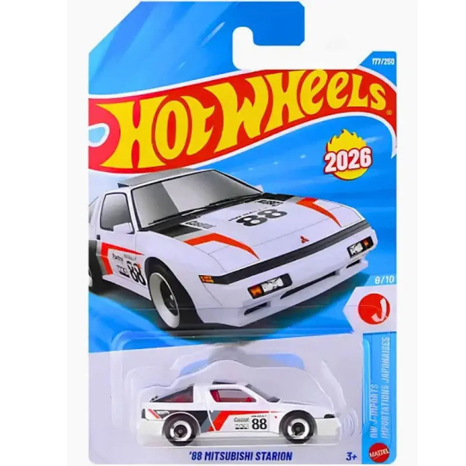 Hot Wheels - 88 Mitsubishii Starion - HW J-Imports 8/10 - Escala 1:64 1