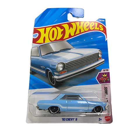 Hot Wheels - 63 Chevy II - Compact Kings 8/10 - Escala 1:64