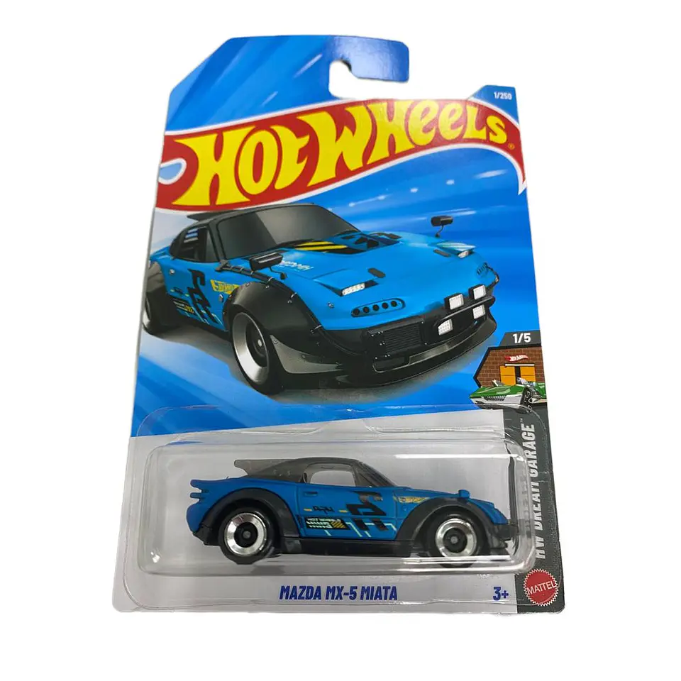 Hot Wheels - Mazda MX-5 Miata Azul - HW Dream Garage 1/5 - Escala 1:64 1