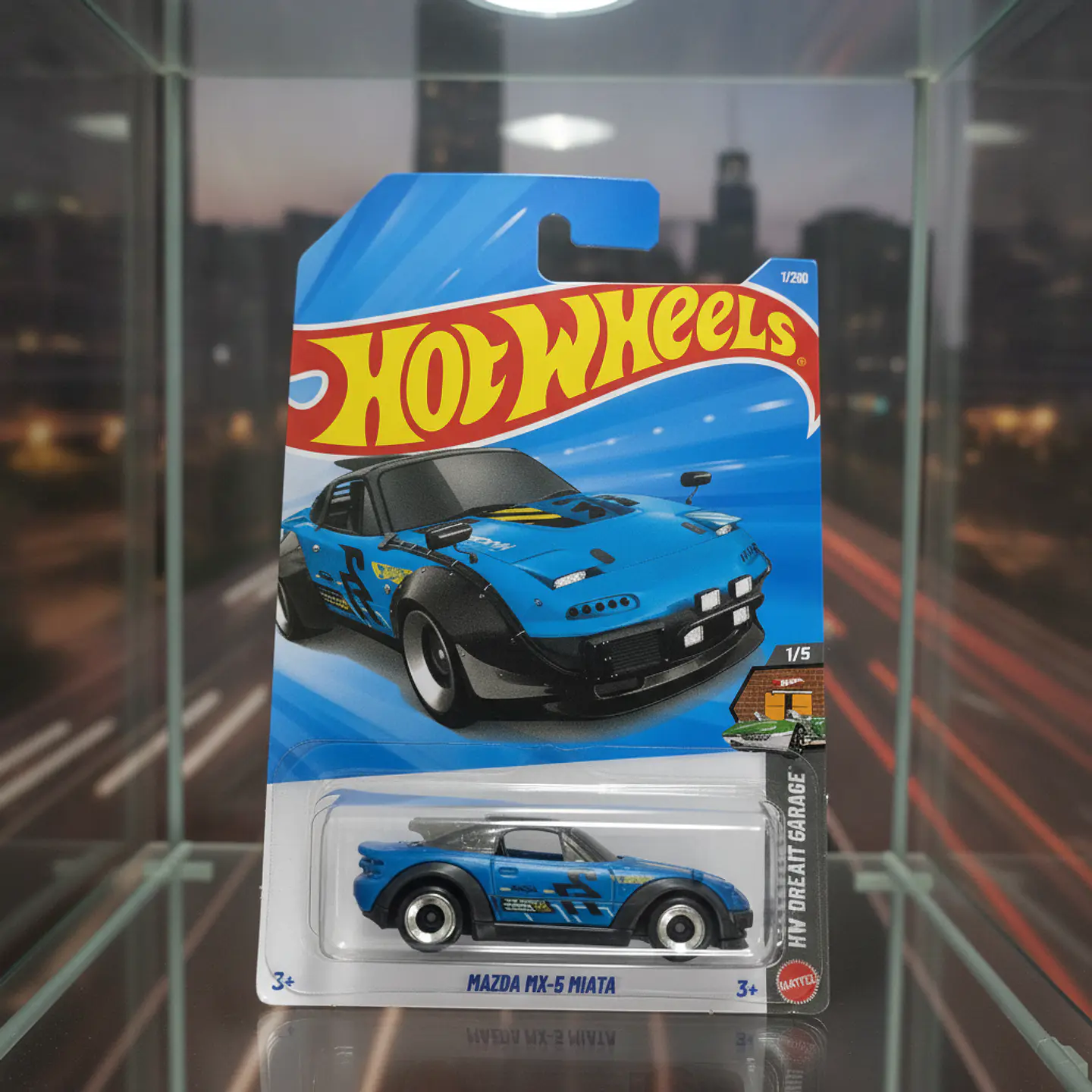 Hot Wheels - Mazda MX-5 Miata Azul - HW Dream Garage 1/5 - Escala 1:64 5