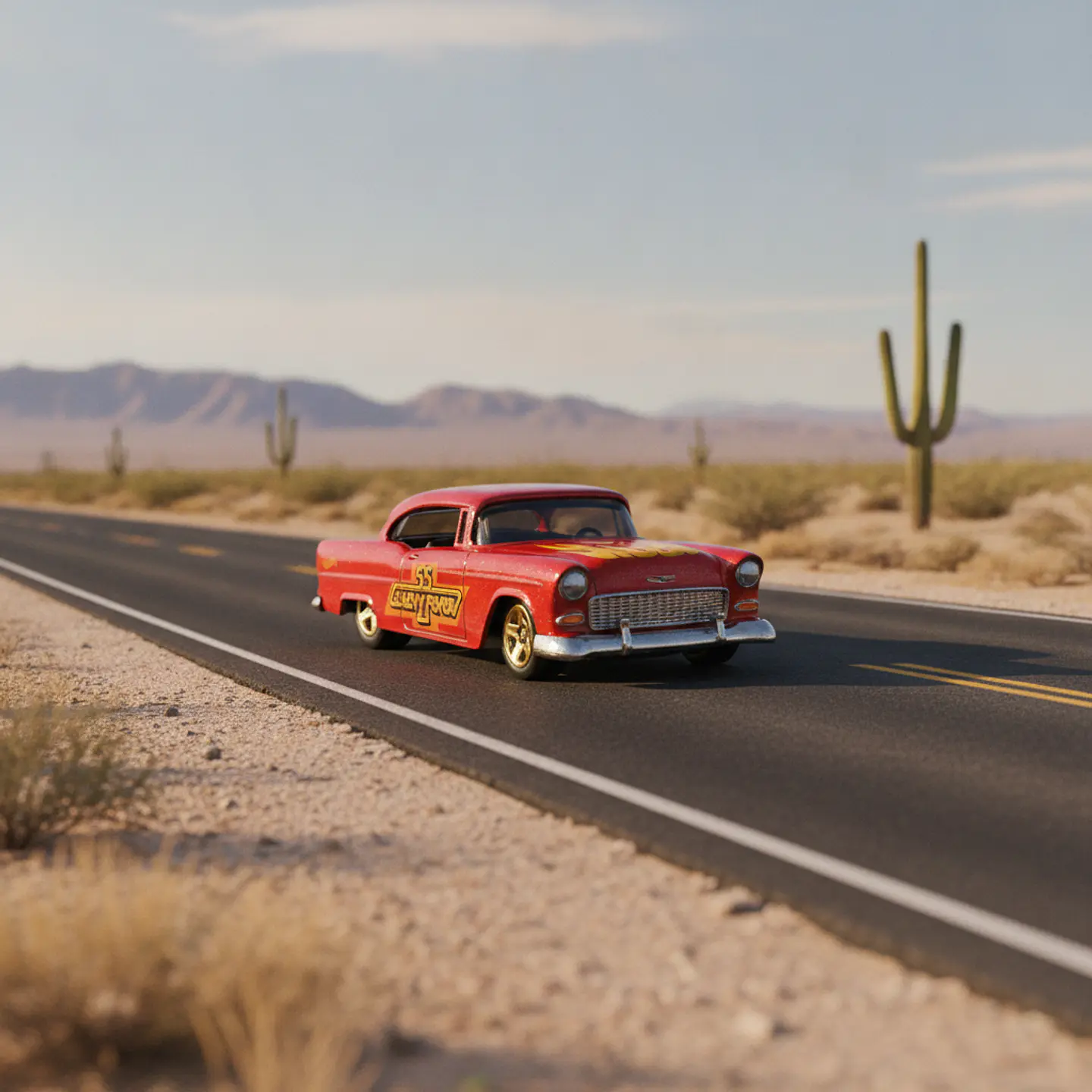 Hot Wheels - 55 Chevy - Cool Classics 2/10 - Escala 1:64 2