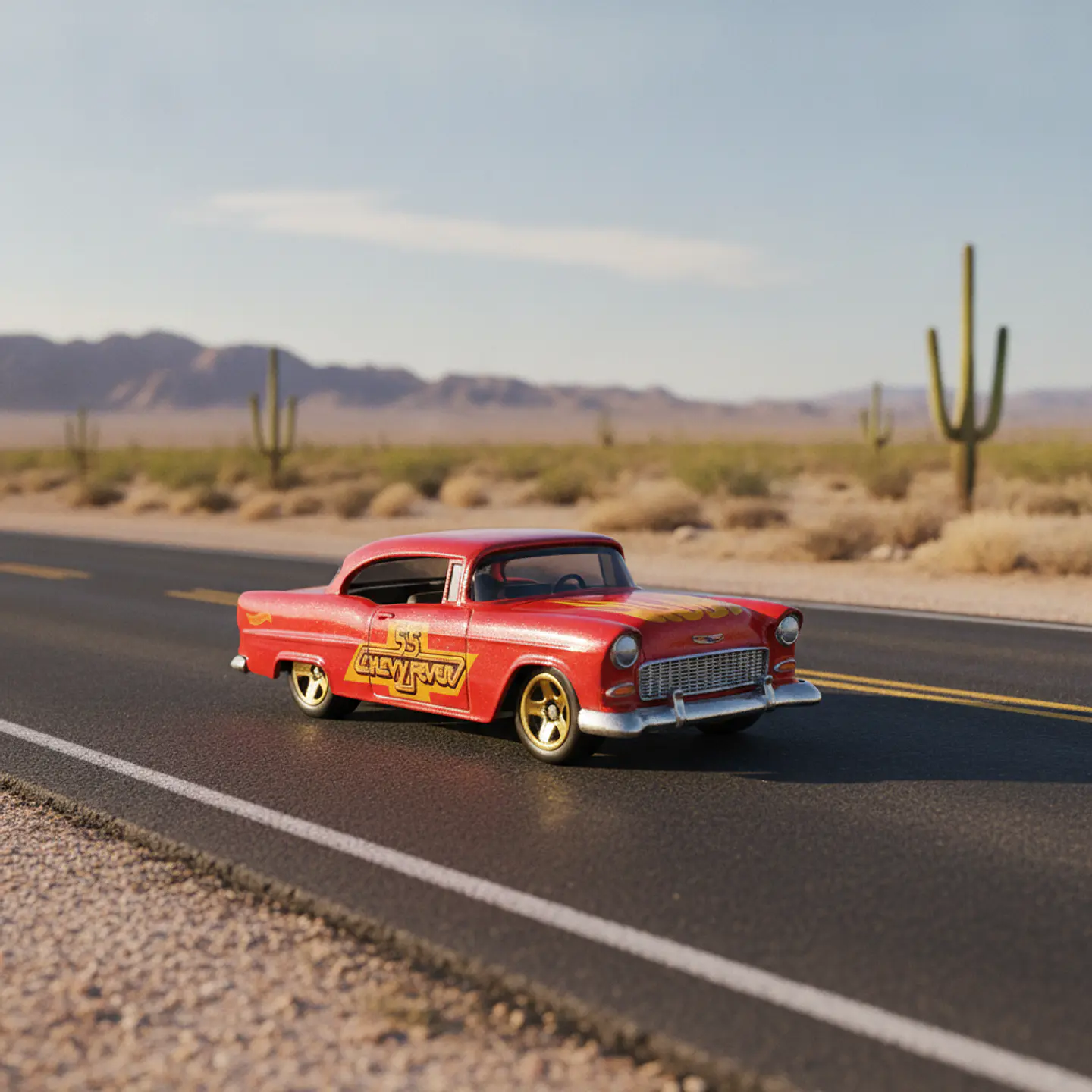 Hot Wheels - 55 Chevy - Cool Classics 2/10 - Escala 1:64 3
