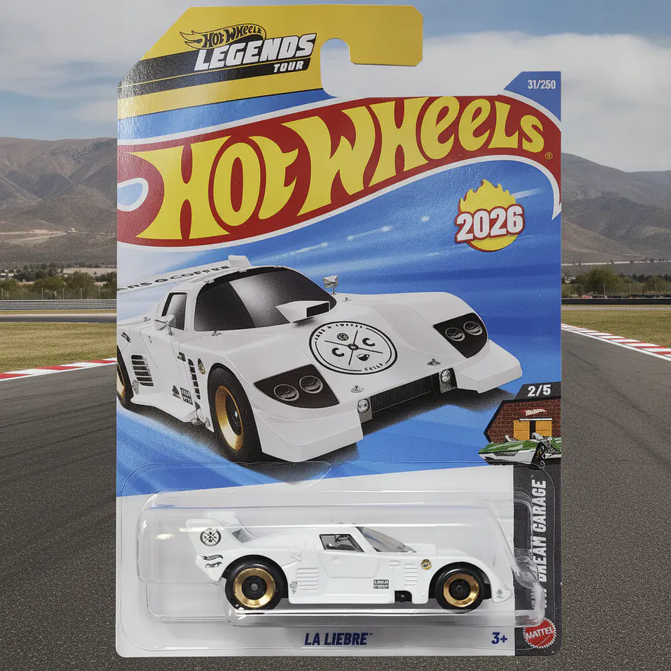 Hot Wheels - La Liebre - Dream Garage 2/5 Blanca año 2026 - Escala 1:64 3