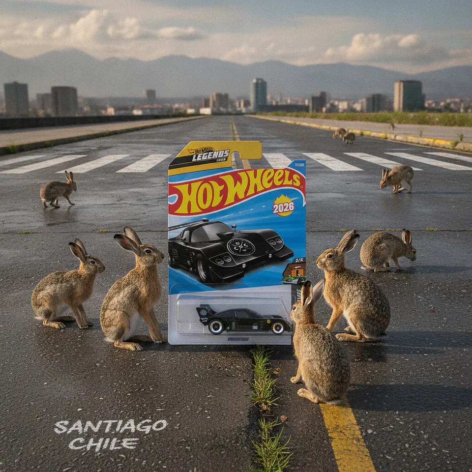 Hot Wheels - La Liebre - Dream Garage 2/5. Escala 1:64 Auto de Juguete Coleccionable 2