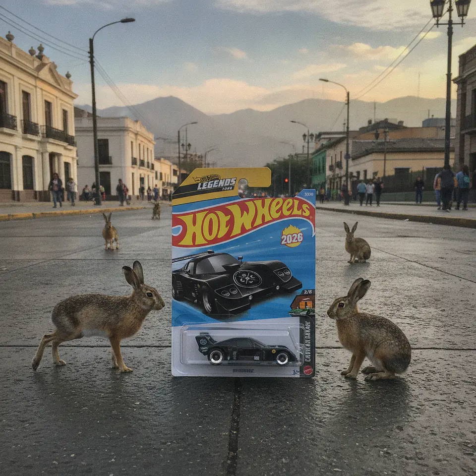 Hot Wheels - La Liebre - Dream Garage 2/5. Escala 1:64 Auto de Juguete Coleccionable 3