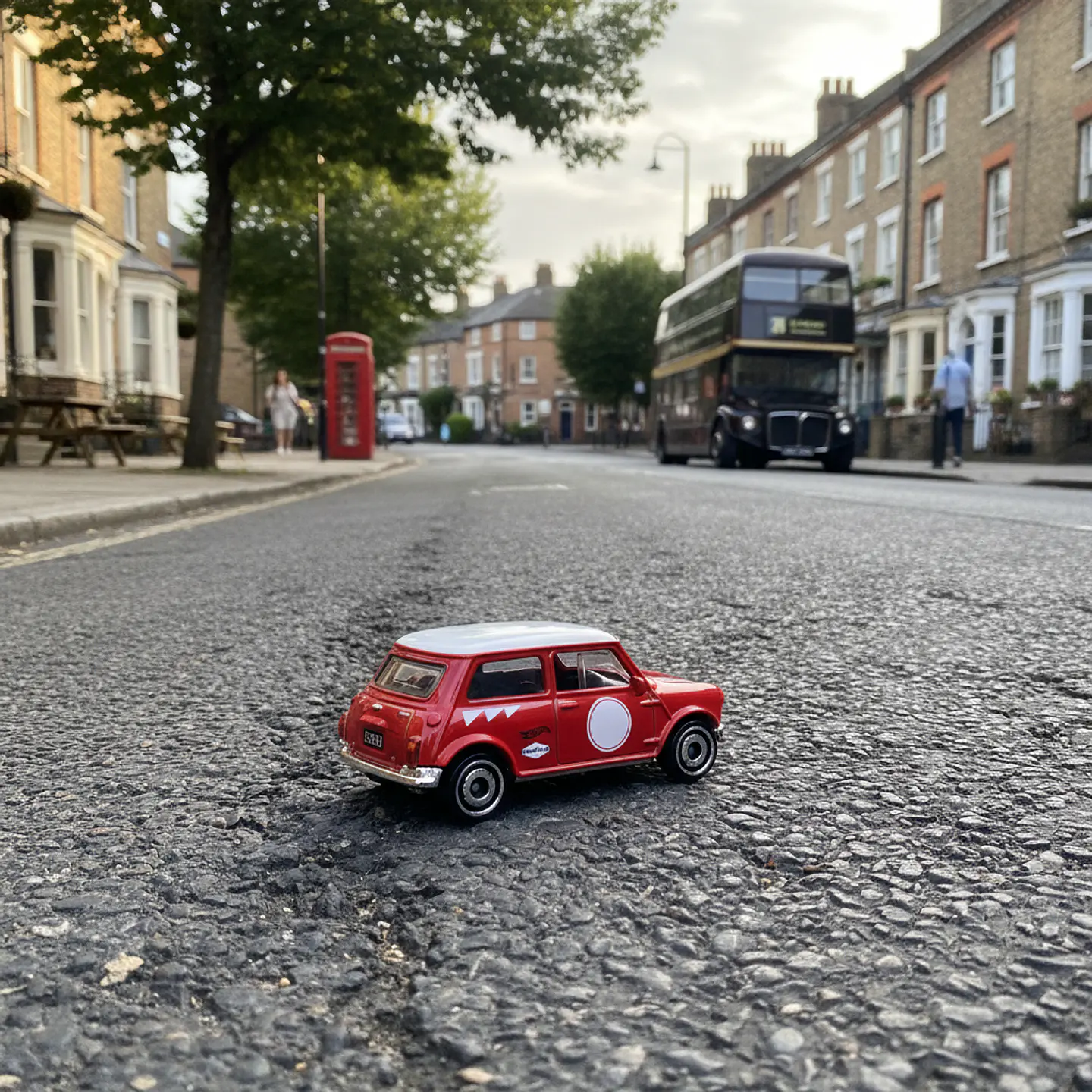 Hot Wheels - Austin Mini Cooper S Rojo - Then and Now 1/10 - Escala 1:64 año 2026 2