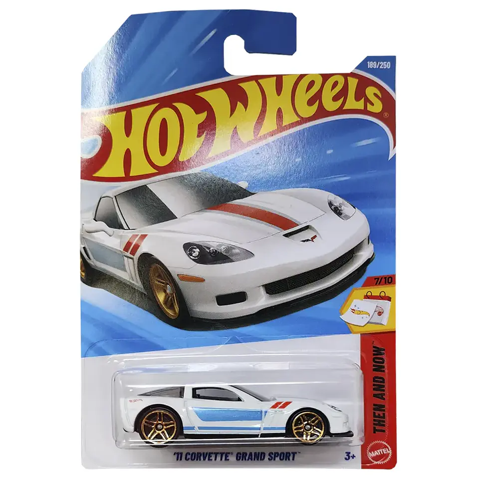 Hot Wheels - 11 Corvette Grand Sport - Then And Now 7/10 - Escala 1:64 1