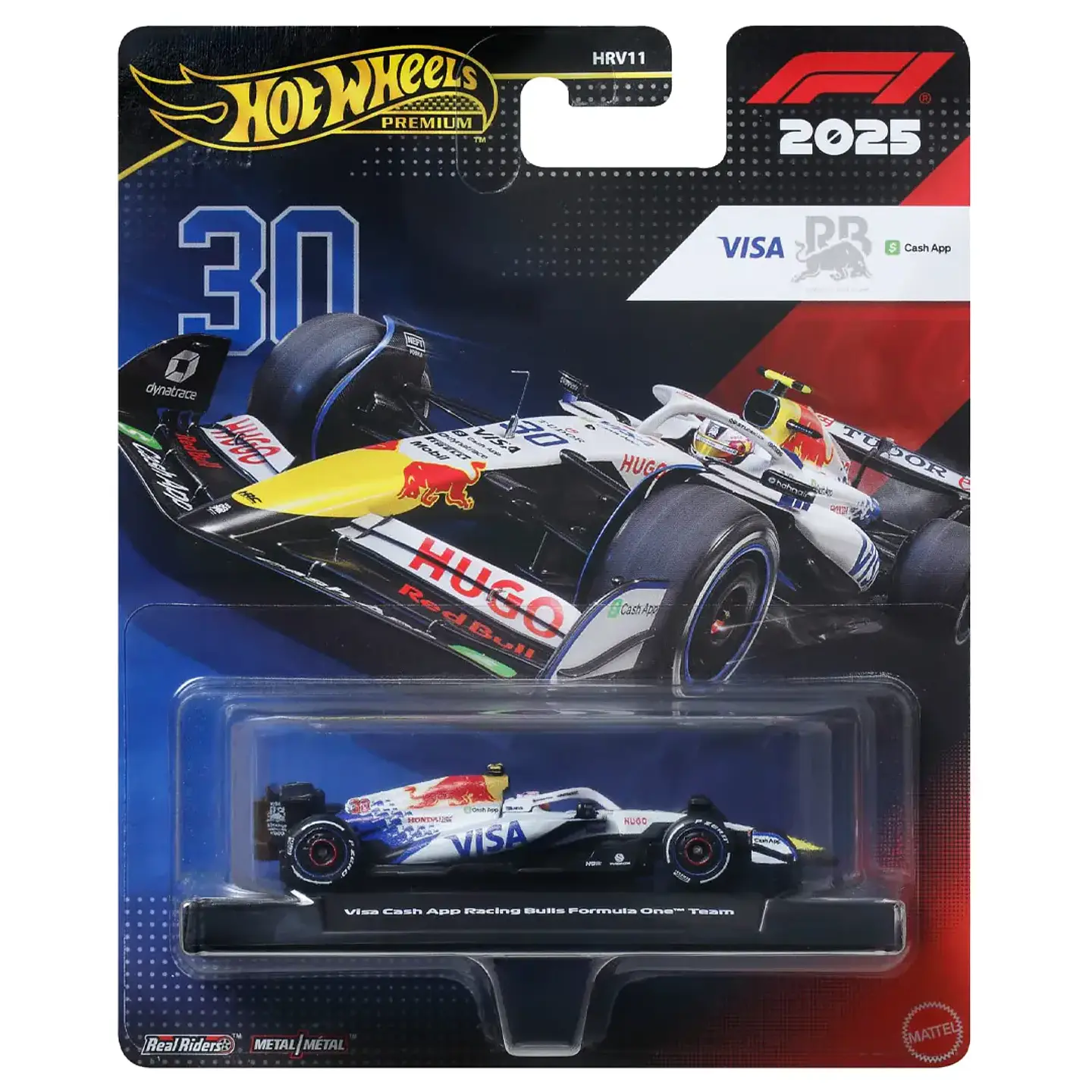 Visa Cash App Racing Bulls Formula One Team 30 - 2025 - Fórmula 1 - Hot Wheels Premium 1