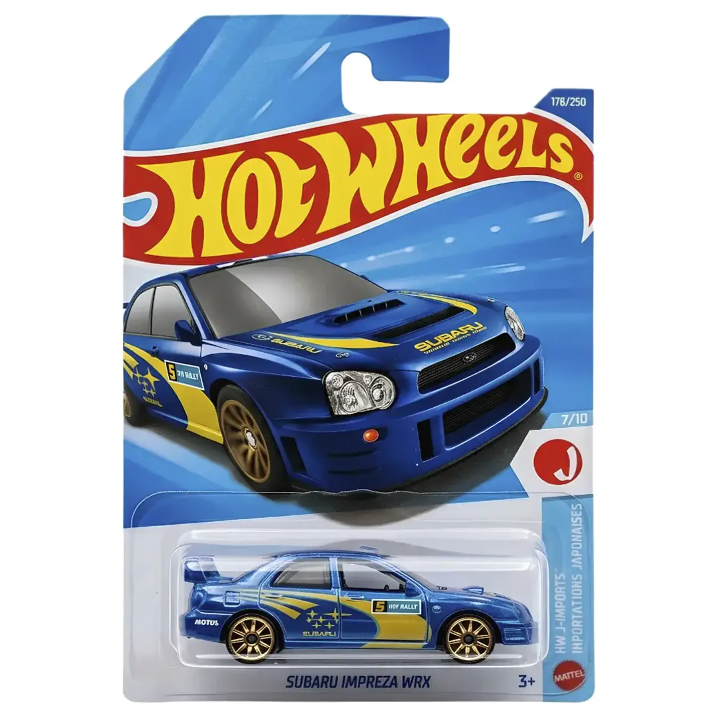 Hot Wheels - Subaru Impreza WRX - HW J-Imports 7/10 Importations Japonaises - Escala 1:64 1