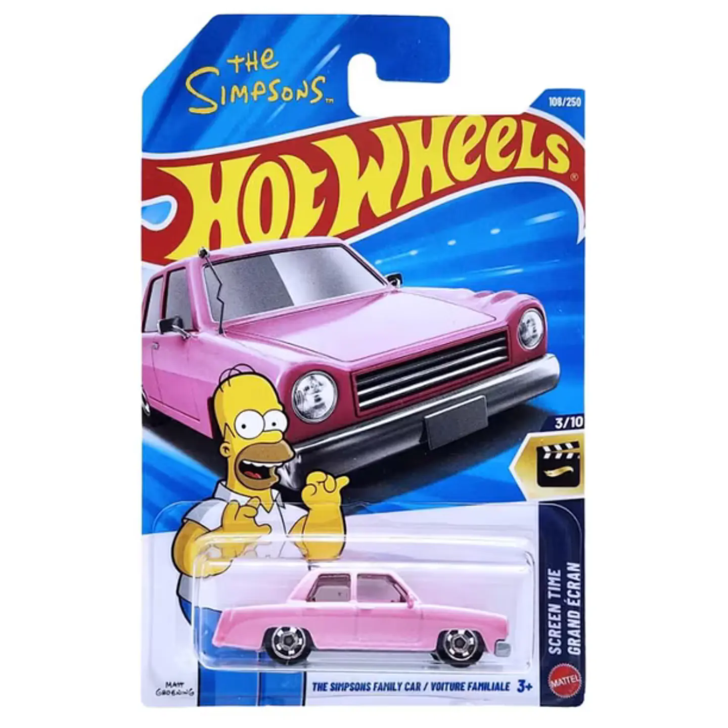 Hot Wheels - The Simpsons Family Car -Screen Time Grand Ecran 3/10 - Escala 1:64 1