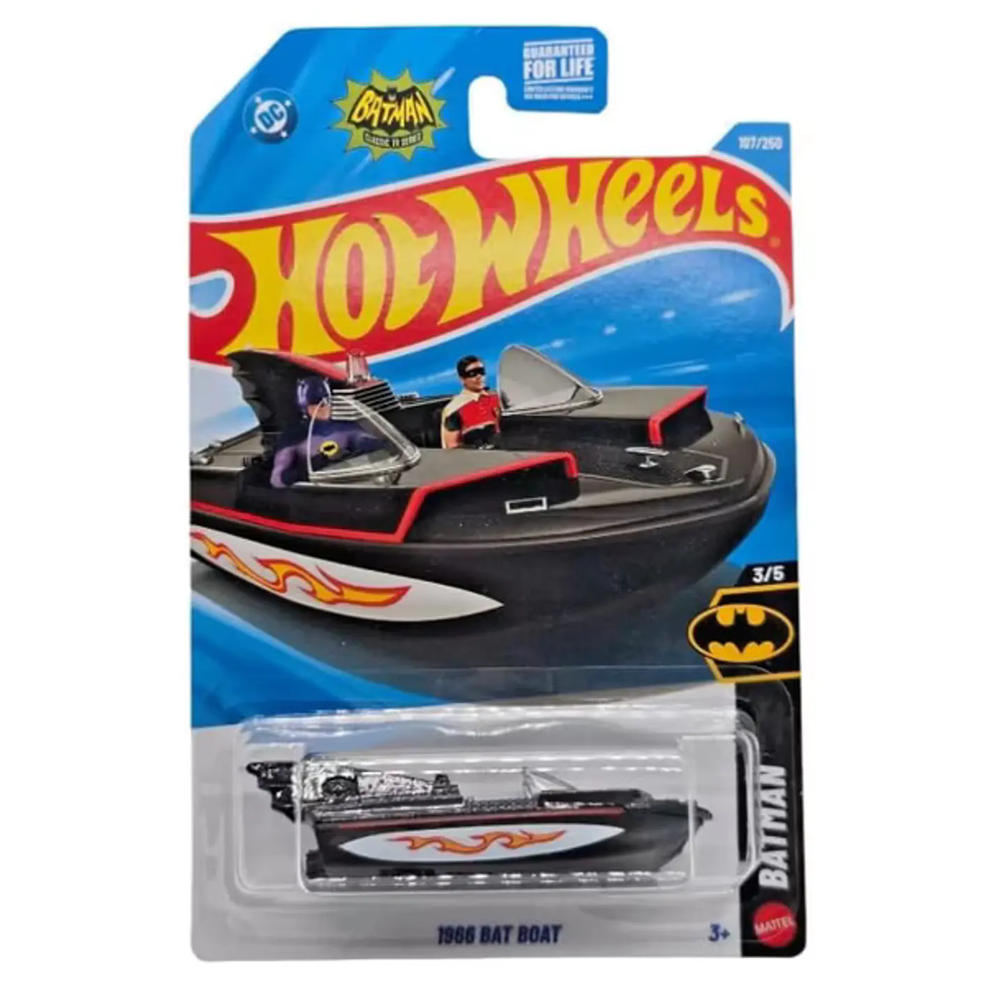 Hot Wheels - 1966 Bat Boat - Batman 3/5 -Escala 1:64 1