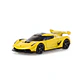 Hot Wheels - 2020 Koenigsegg Jesko - Race Day 5/10 - Escala 1:64 año 2025 Amarillo - Miniatura 3
