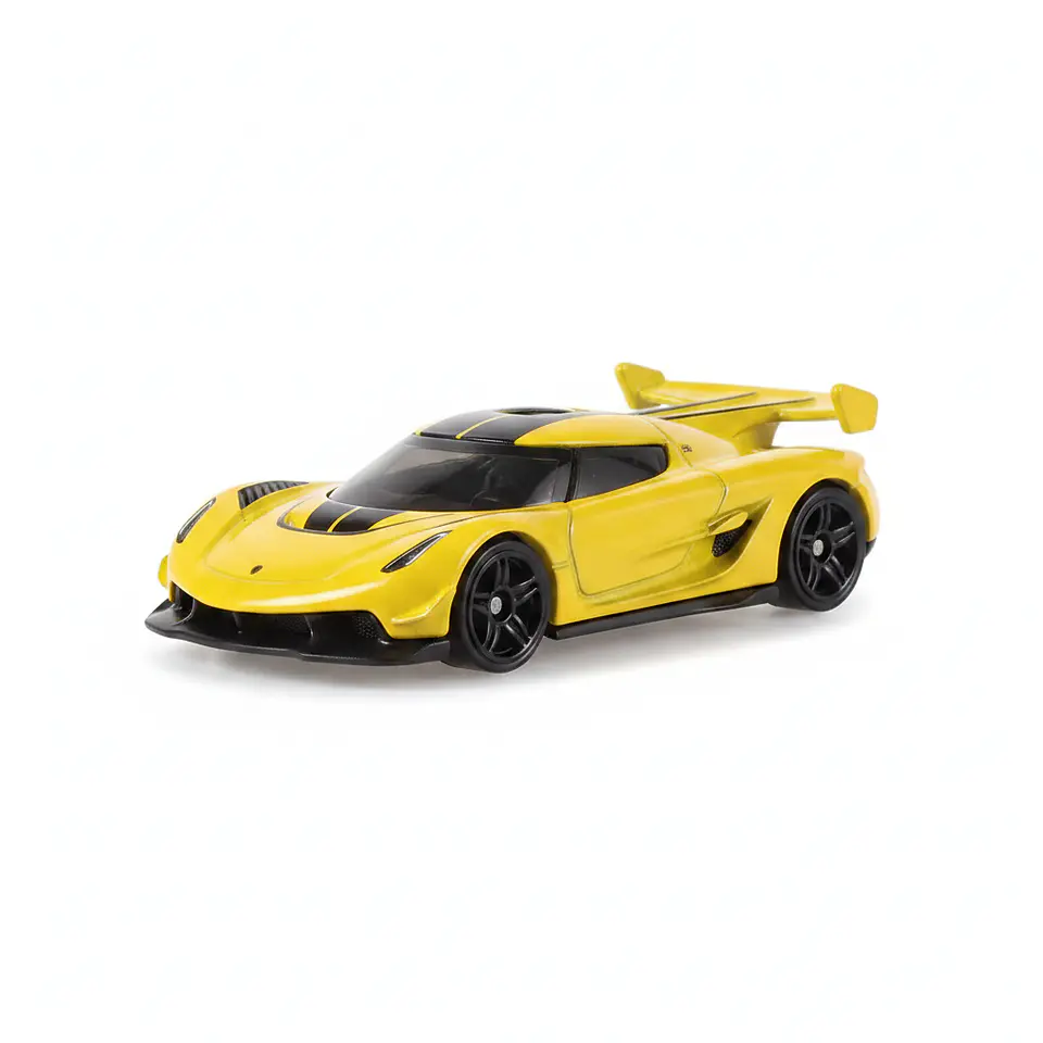 Hot Wheels - 2020 Koenigsegg Jesko - Race Day 5/10 - Escala 1:64 año 2025 Amarillo 3