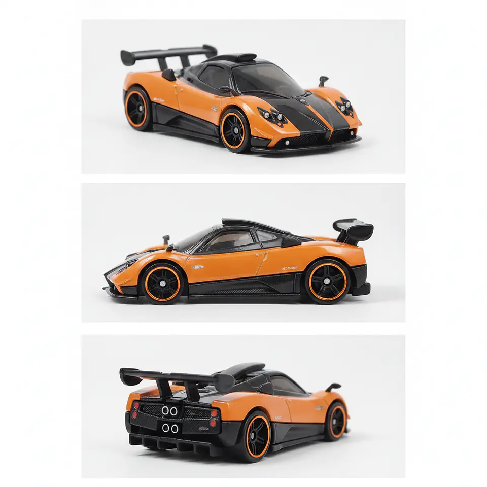 Hot Wheels - Pagani Zonda Cinque - Exoticars 4/10 - Escala 1:64 año 2026 Naranjo 2
