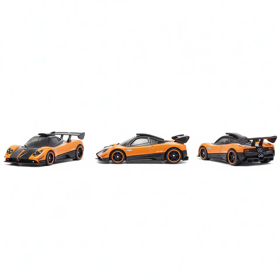 Hot Wheels - Pagani Zonda Cinque - Exoticars 4/10 - Escala 1:64 año 2026 Naranjo 3