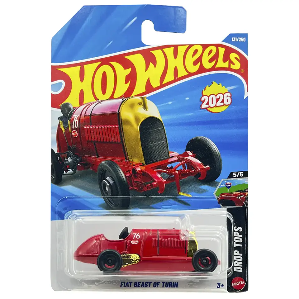 Hot Wheels - Fiat Beast of Turin - Drop Tops 5/5 - Escala 1:64 año 2026 1