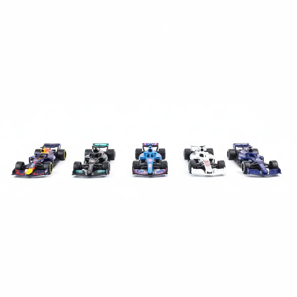 Hot Wheels - Pack 5 Autos Formula 1 Año 2025 F1 - Escala 1:64 2