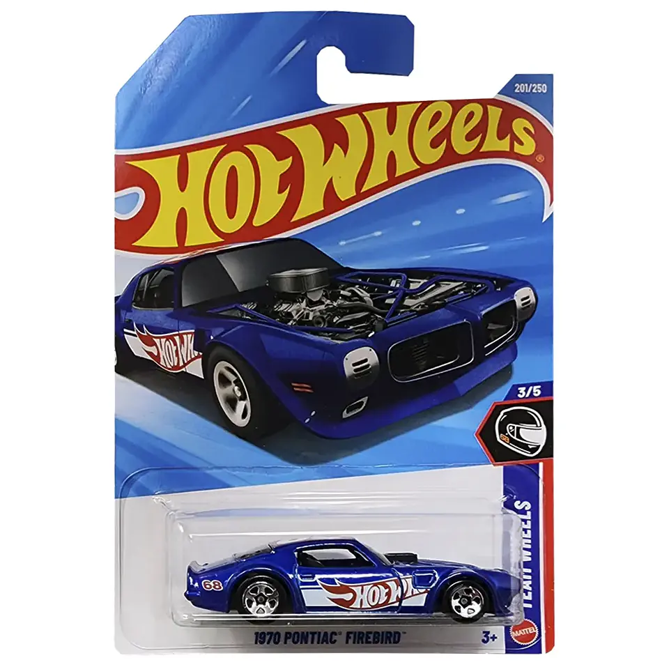 Hot Wheels - 1970 Pontiac Firebird - Team Wheels 3/5 - Escala 1:64 1