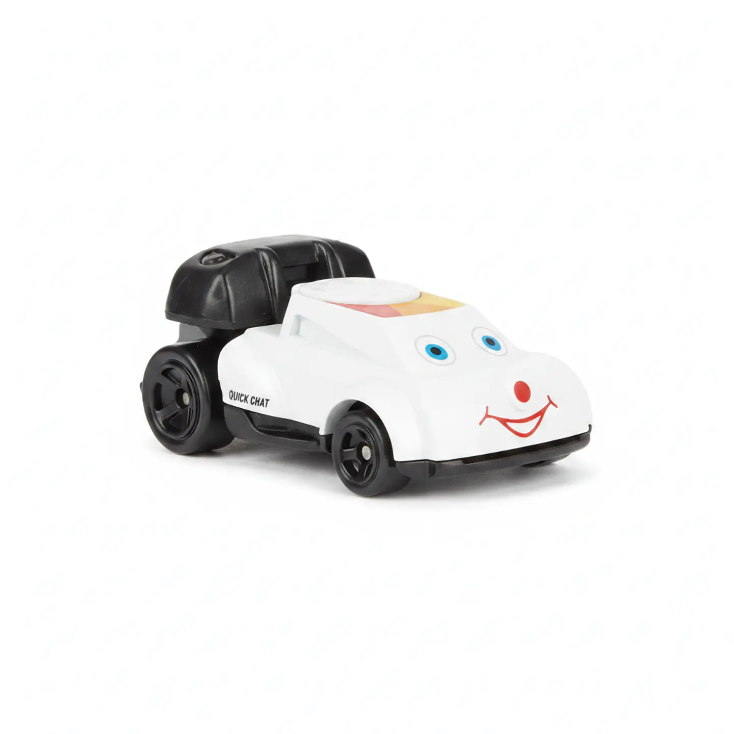 Hot Wheels - Quick Chat - Mattel 3/5 - Negro y Blanco - Escala 1:64 3