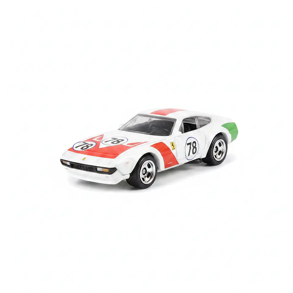 Hot Wheels - Ferrari 365 GTB4 Competizione - Ferrari 2/5 - Escala 1:64 Verde Rojo 2