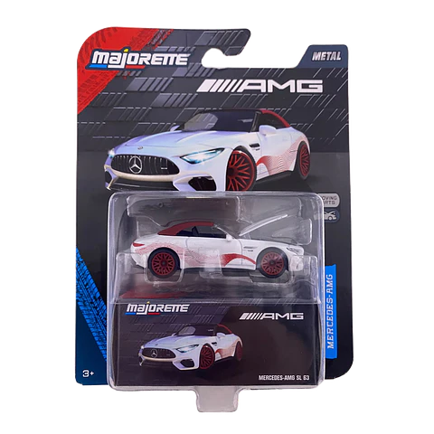 Majorette - Mercedes-AMG SL 63 - Metal Mercedes-AMG- Escala 1:64 Partes Movibles