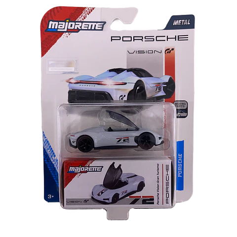 Majorette - Porsche Vision Grand Turismo Gris - Metal Premium Deluxe Cars- Escala 1:64