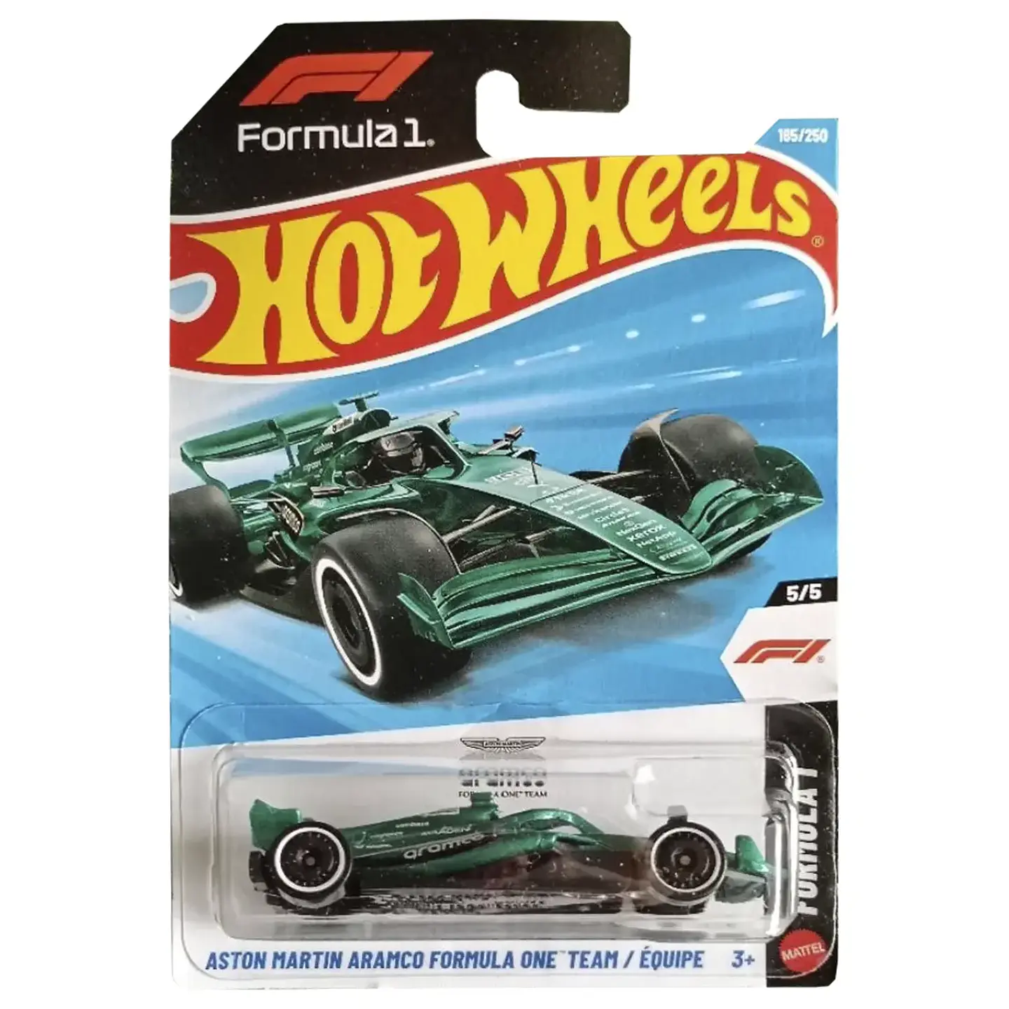 Hot Wheels - Aston Martin Aramco Formula One Team / Equipe - Formula 1 5/5 - Escala 1:64 1