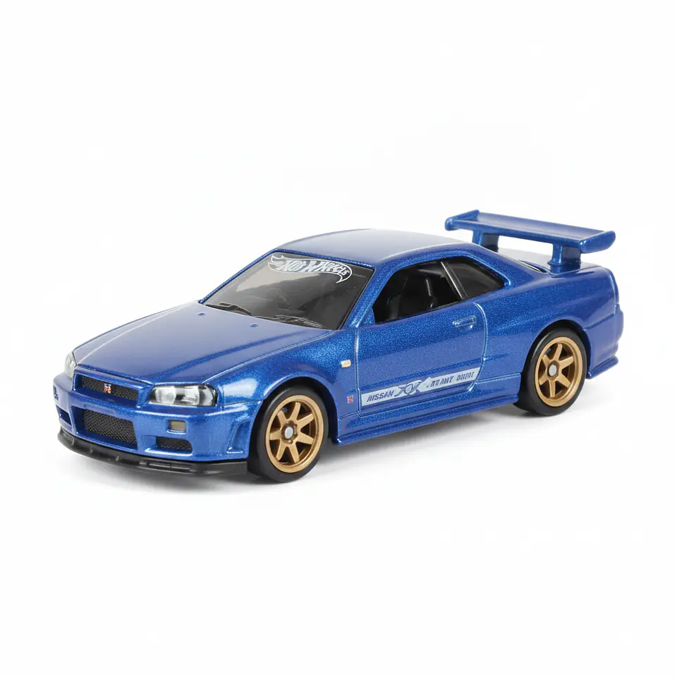 Hot Wheels - Nissan Skyline GT-R (BNR34) - HW J Imports 10/10 - Escala 1:64 2